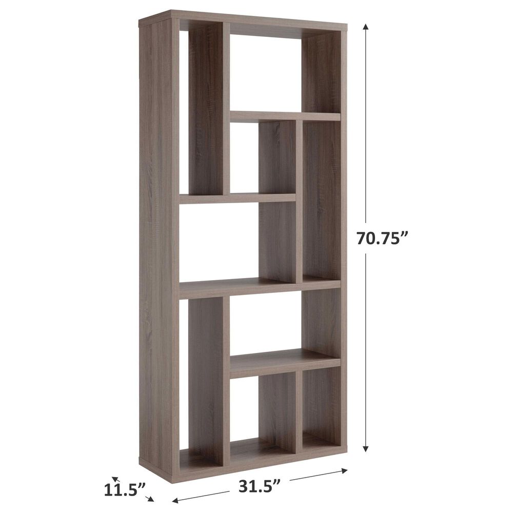Global Movement 70&quot; TV Stand in Dark Taupe, , large