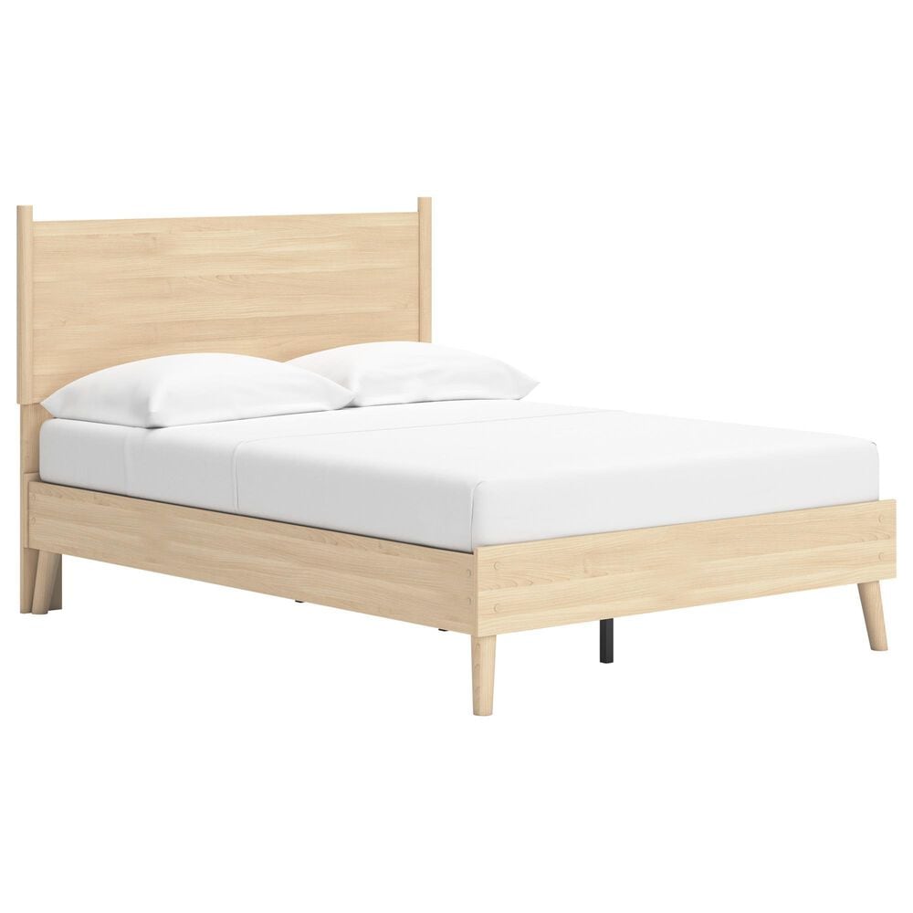 Ashley Cabinella Full Platform Bed in Natural, , large