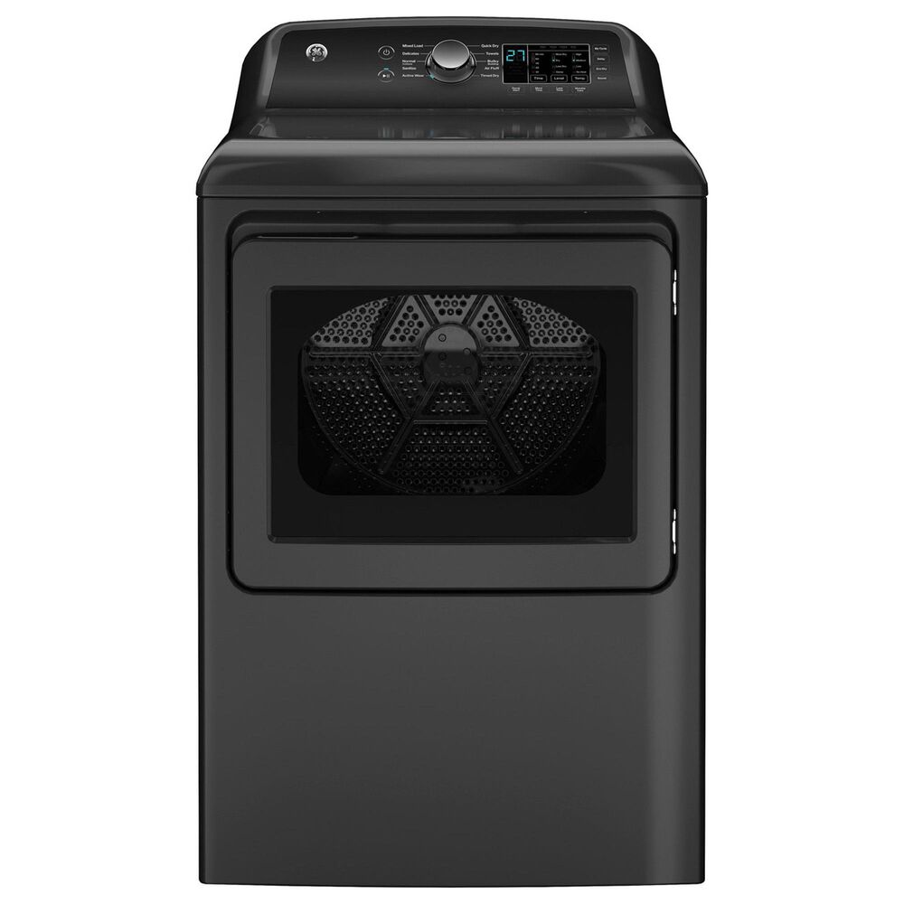 GE Appliances 7.4 Cu. Ft. Gas Dryer with Sensor Dry in Diamond Gray, , large