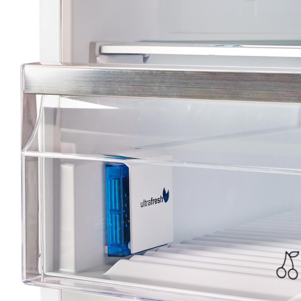Unique Appliances Classic Retro 17 Cu. Ft Bottom Mount Refrigerator in Marshmallow White, , large