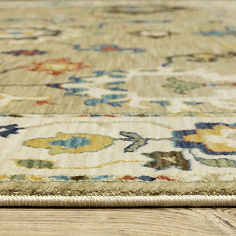Oriental Weavers Francesca FR04E 3&#39;3&quot; x 5&#39; Beige Area Rug, , large