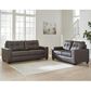 Ashley Barlin Mills Stationary Sofa and Loveseat Set in Umber, , large