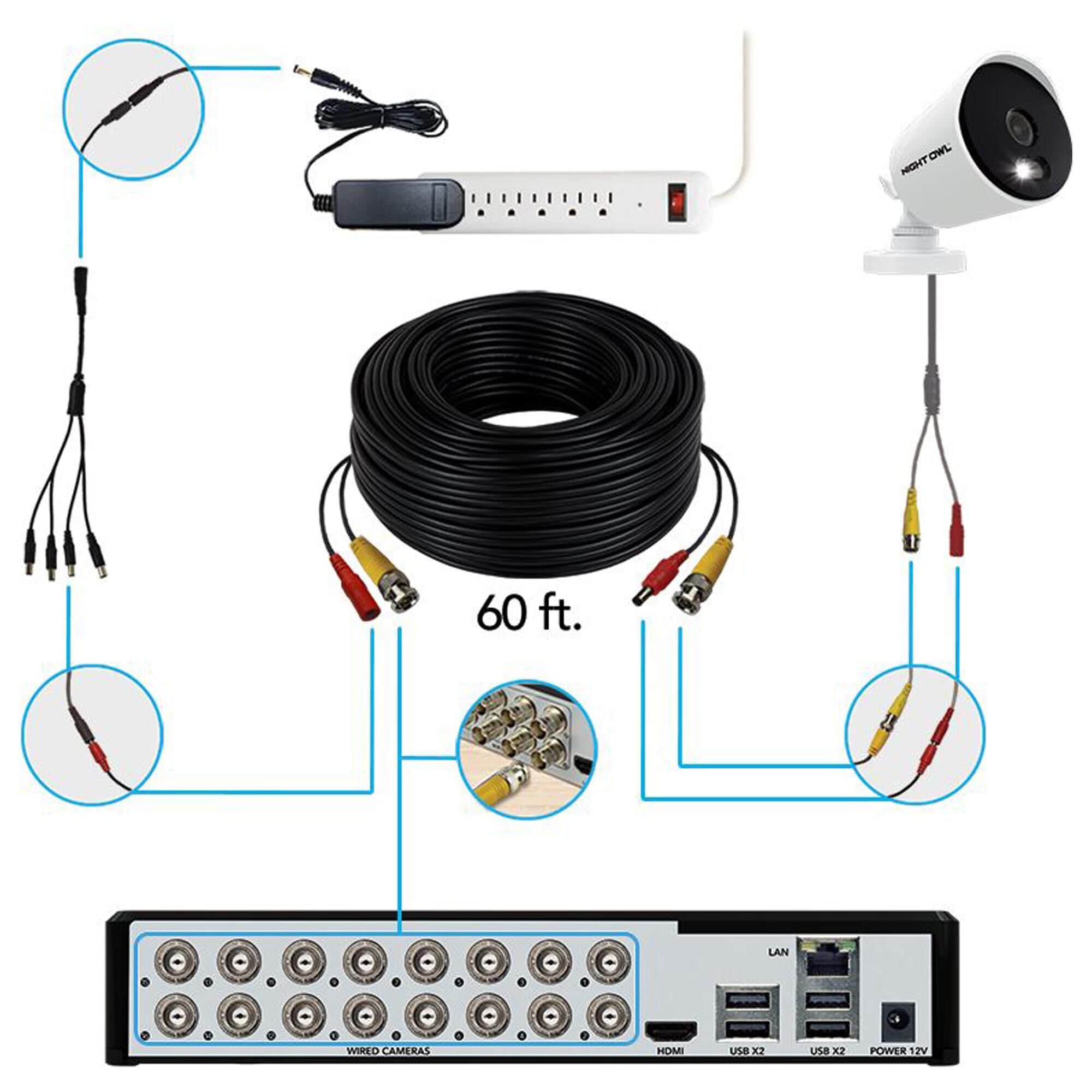 1080p wired security camera for Sale OFF 67%