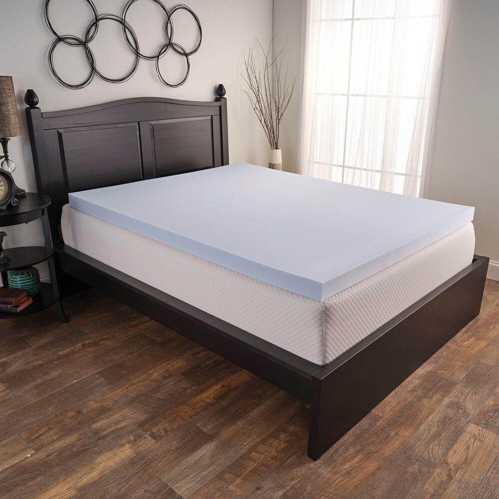 Isotonic Iso-Cool Memory Foam Twin Mattress Topper with Outlast  Cover, , large