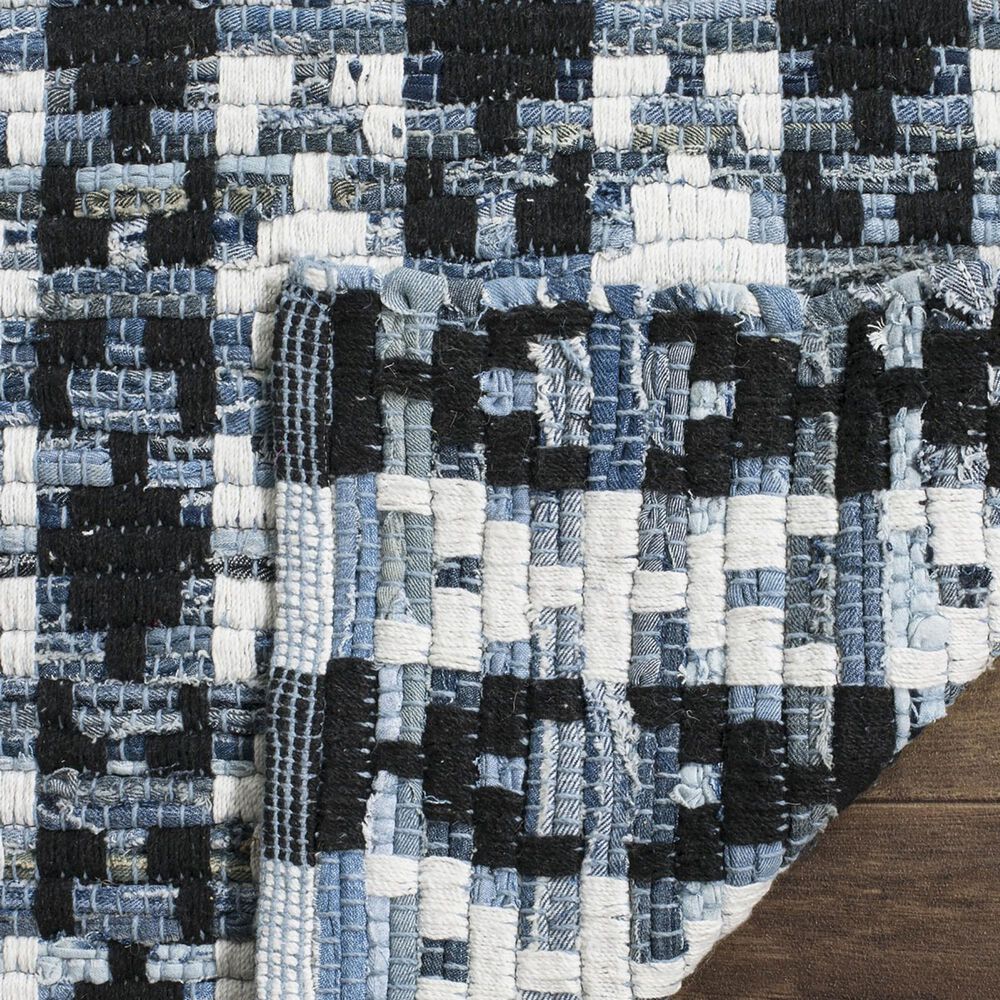 Safavieh Montauk Southwestern 2&#39;3&quot; x 6&#39; Ivory, Blue and Black Runner, , large