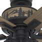 Hunter Mt. Vista 52" Ceiling Fan with LED Lights in Natural Iron, , large