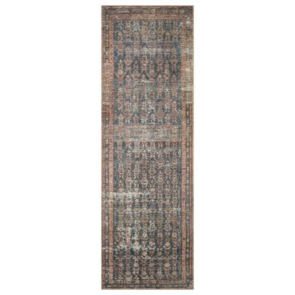 Amber Lewis x Loloi Billie 2" x 5" Ocean and Brick Runner, , large