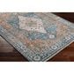 Surya Carlisle Oriental 5"3" x 7"9" Dark Blue, Light Sage, Dusty Pink, Cream and Medium Brown Area Rug, , large