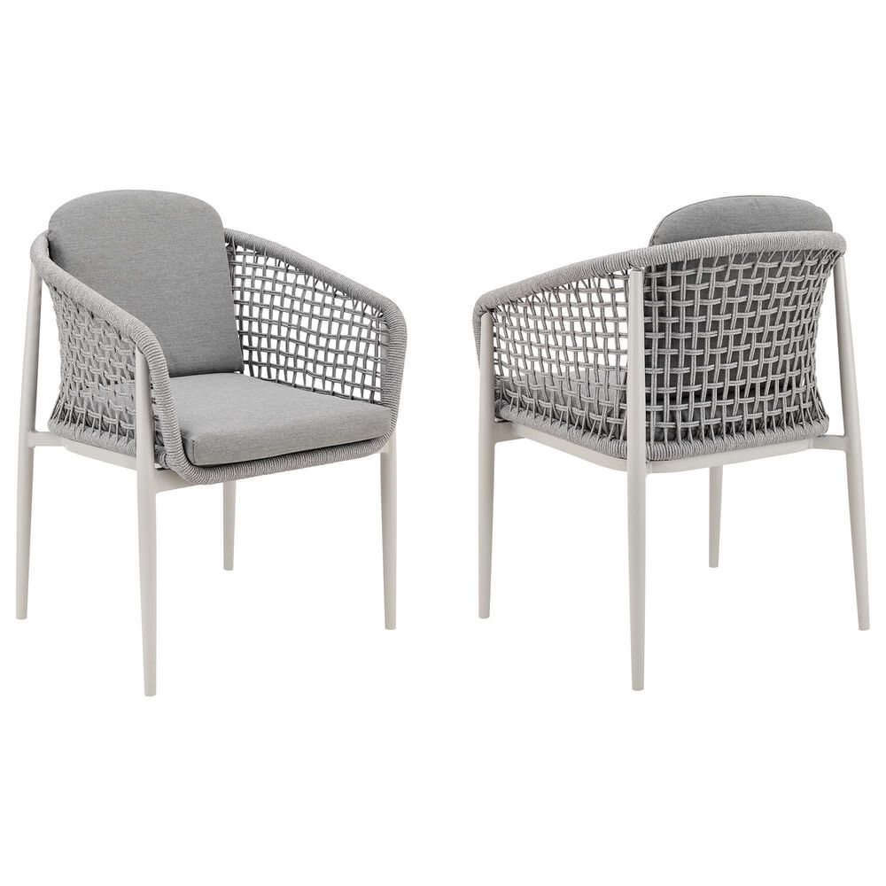 Blue River Rhodes Outdoor Dining Chair in Light Gray (Set of 2), , large