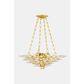 Troy Lighting Vittoria 4-Light Chandelier in Gold Leaf, , large