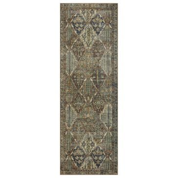 Magnolia Home Banks 2"6" x 12" Spice and Blue Runner, , large