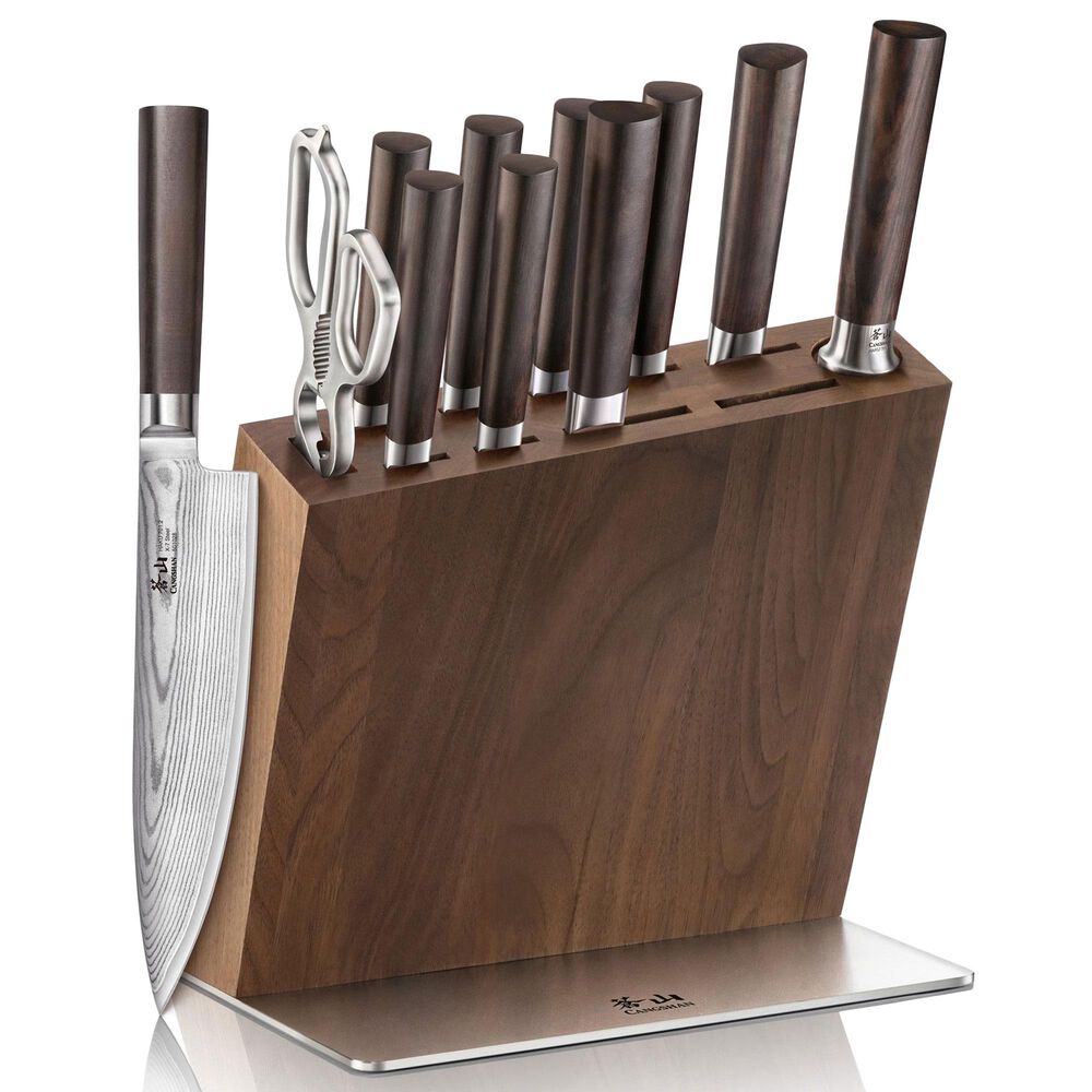 Cangshan Cutlery Haku 12-Piece Knife Block Set in Dark Brown, , large