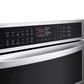 LG 2-Piece Kitchen Package with Print Proof Stainless Steel 6.4 Cu. Ft. Smart Combination Wall Oven and Black 36" Induction Cooktop, , large