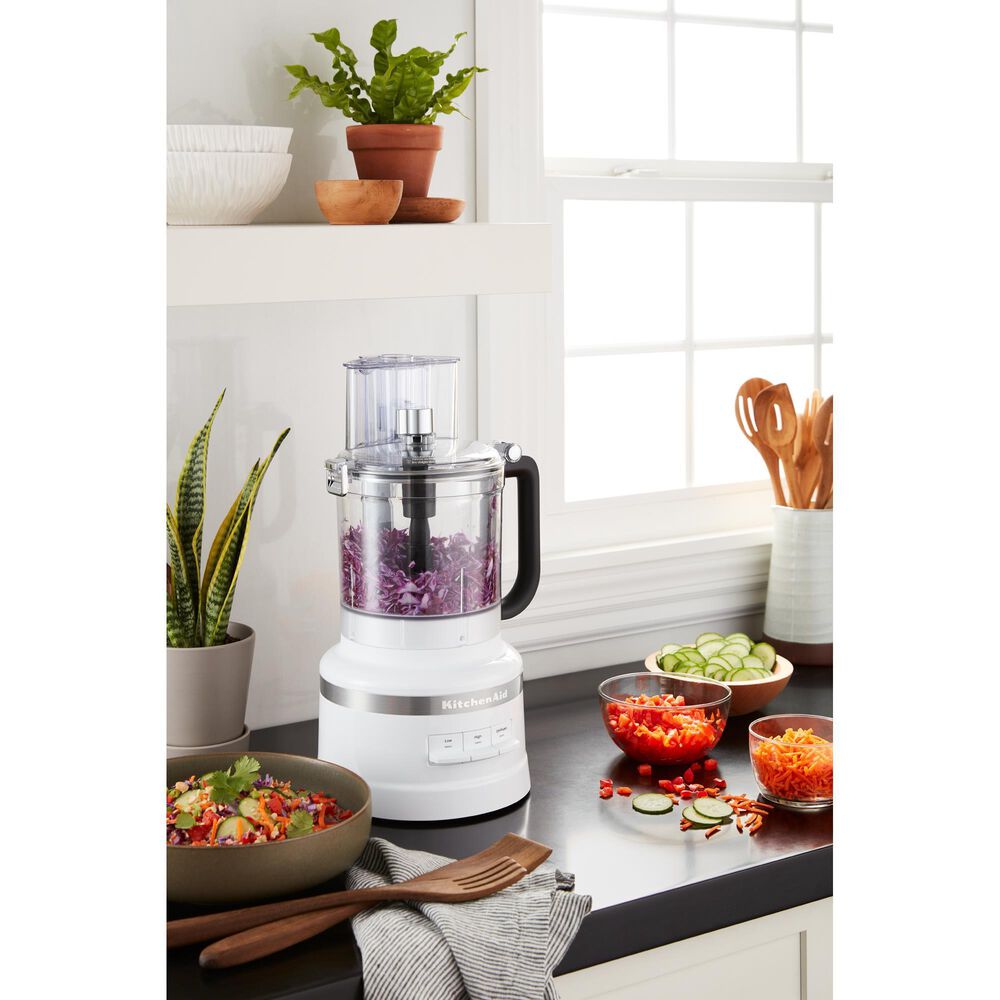 KitchenAid 13-Cup Food Processor in White, , large