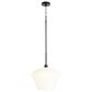 Quorum Cassini 15" Pendant Light in Matte Black, , large