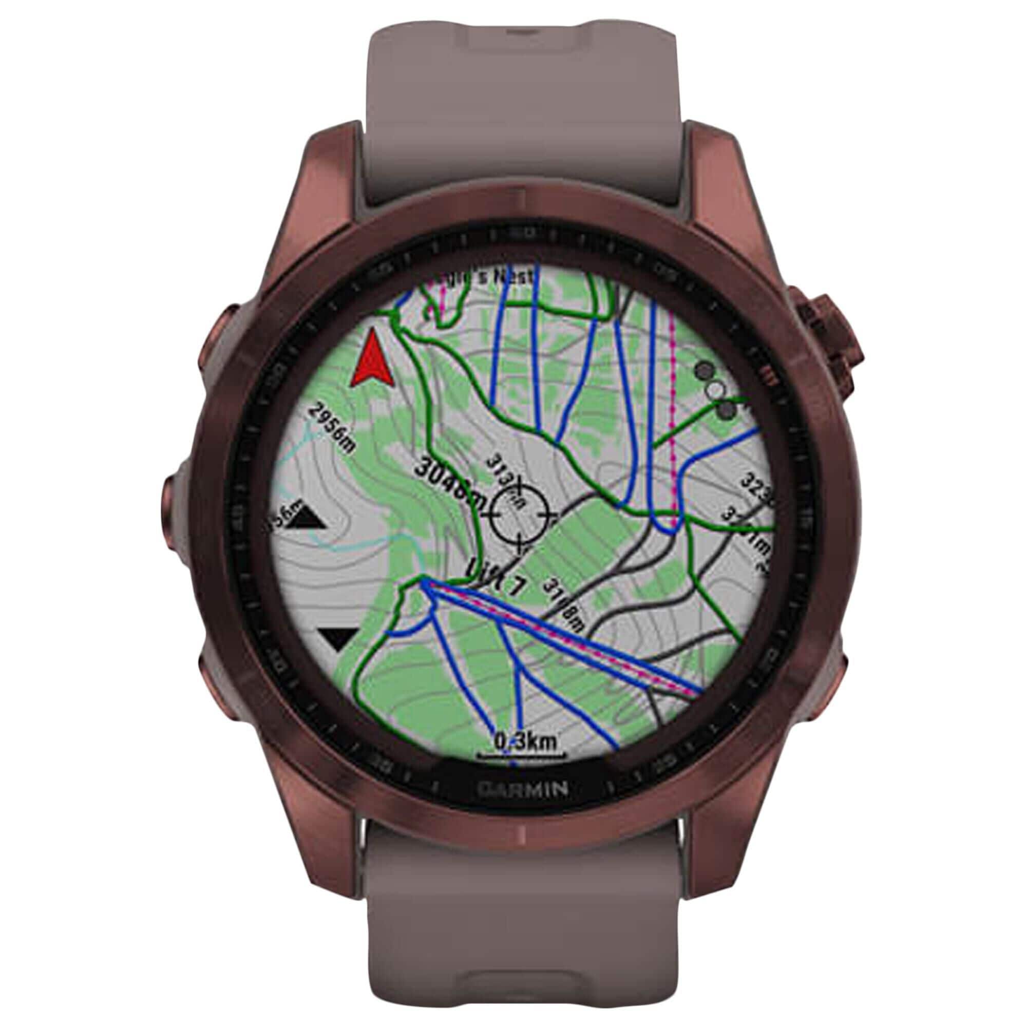 Garmin Fenix 7S Sapphire Solar Edition GPS Smartwatch 42mm Dark