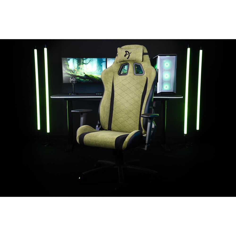 Arozzi Avanti Soft Gaming Chair in Moss Green, , large