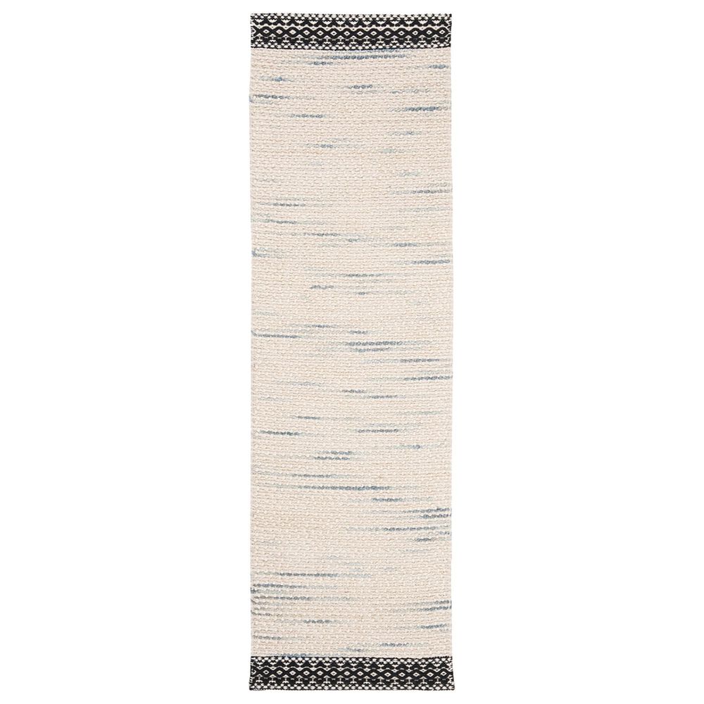 Safavieh Natura NAT106Z 2"3" x 8" Black and Ivory Runner, , large