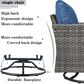 HOMLUX 7-Piece Patio Sofa Set in Denim Blue, , large