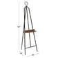 Maple and Jade Large Adjustable Display Easel with Wood Tray in Matte Black and Natural, , large