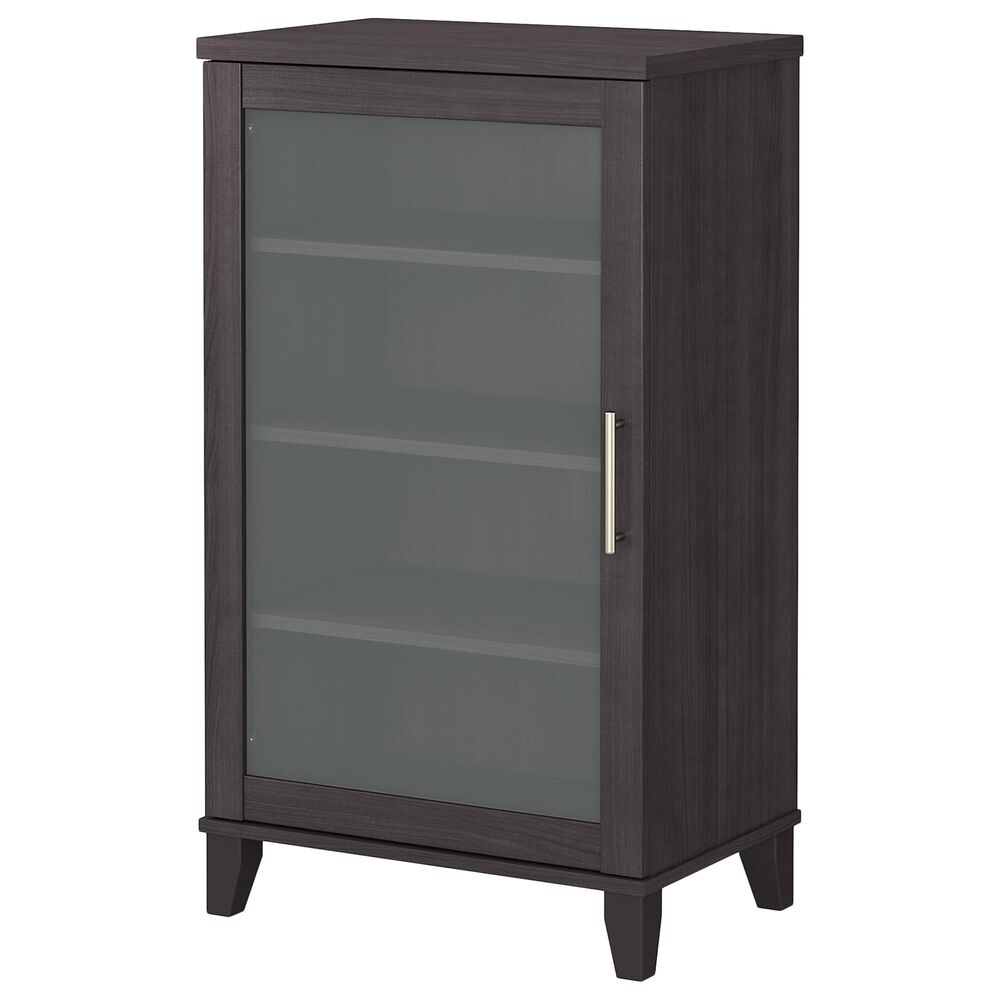 Bush Somerset Media Storage in Storm Gray Nebraska Furniture Mart