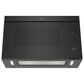 Whirlpool 1.1 Cu. Ft. Flush Mount Microwave in Black Stainless Steel, , large