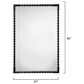 Splendor Living Montclair Rectangle Wall Mirror in Black, , large