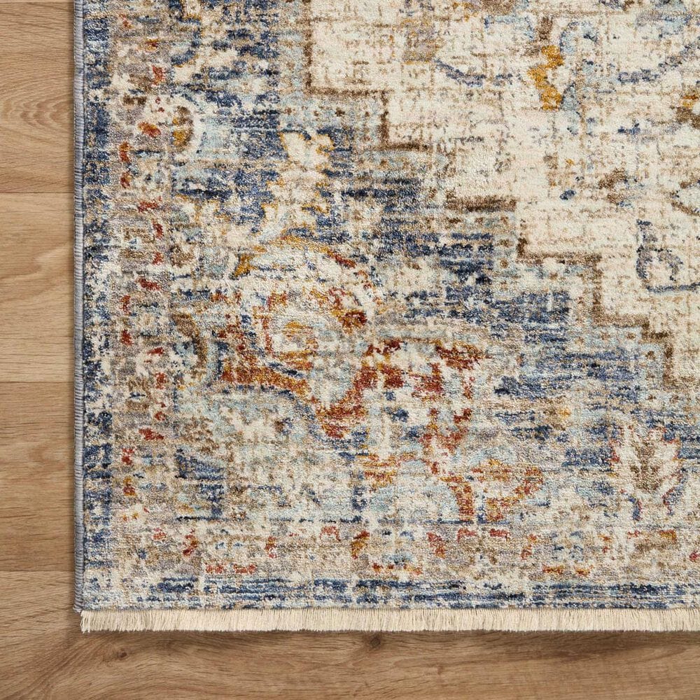 Loloi II Sorrento 3&#39;11&quot; x 5&#39;7&quot; Ivory and Fiesta Area Rug, , large