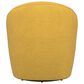 Coaster Leon Swivel Chair in Mustard Yellow, , large