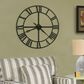 at HOME Lacy Wall Clock in Charcoal Gray, , large