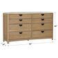 Simeon Collection Escape 8-Drawer Dresser in Natural Patina and Sandstone, , large
