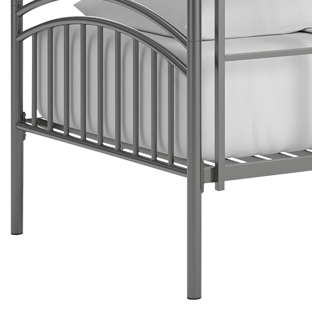 Ashley Lanceburg Twin over Twin Bunk Bed with Ladder in Gray, , large