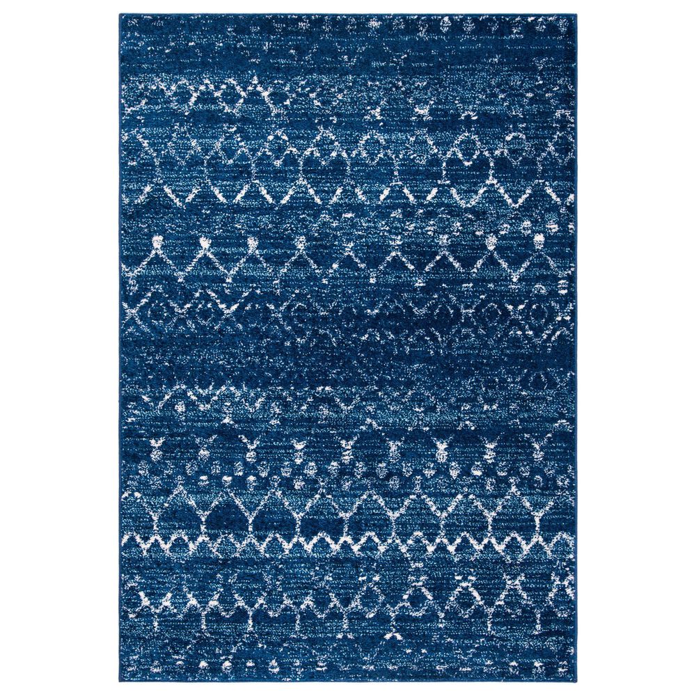 Safavieh Tulum 4" x 6" Blue and Ivory Area Rug, , large