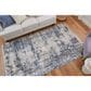 Feizy Cadiz Blue and Ivory 7"9" x 11" Area Rug, , large