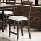 Bernards Bellamy Lane Ladder Back Counter Stool in Rich Chocolate Brown, , large