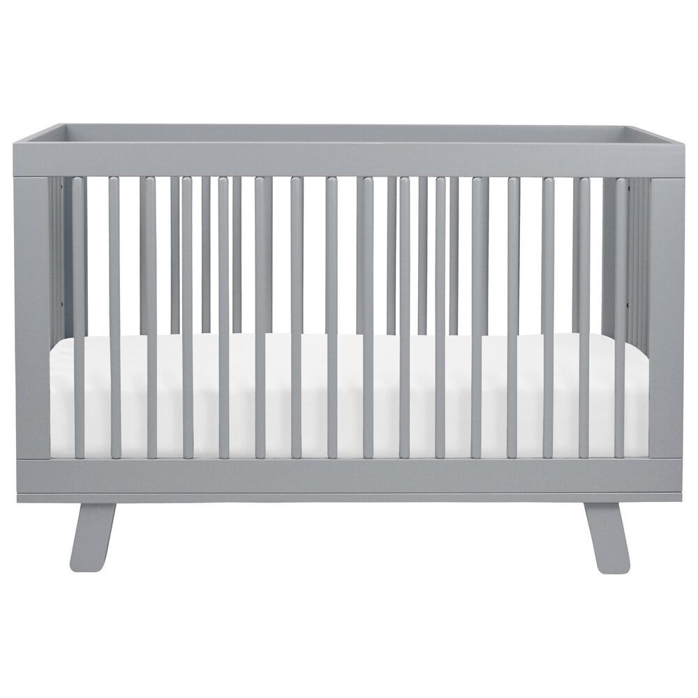 Babyletto Hudson Crib and 3 Drawer Dresser Set in Grey NFM