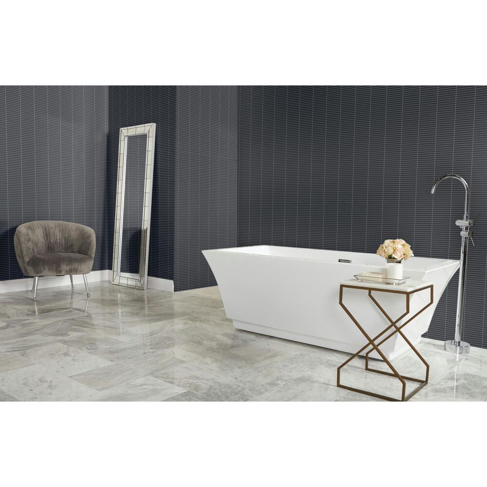 Dal-Tile Color Wheel Navy 12&quot; X 10&quot; Ceramic Mosaic Sheet, , large