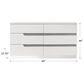 New Heritage Design Paradox 6-Drawer Dresser in White, , large