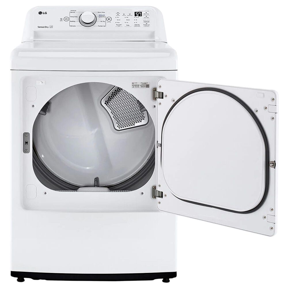 LG 7.3 Cu. Ft. Ultra Large Capacity Gas Dryer with Sensor Dry Technology in White, , large