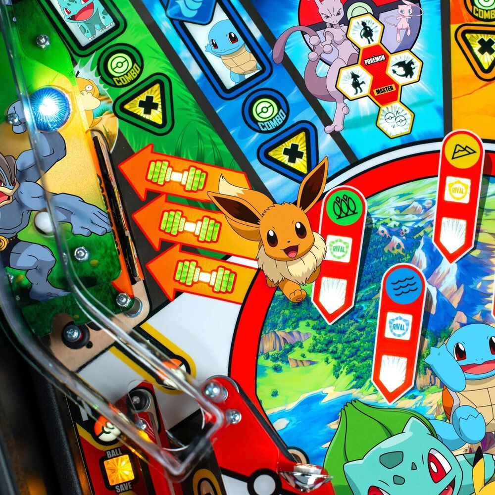Stern Pinball Pokemon Pro Edition Pinball Machine in Multicolor, , large