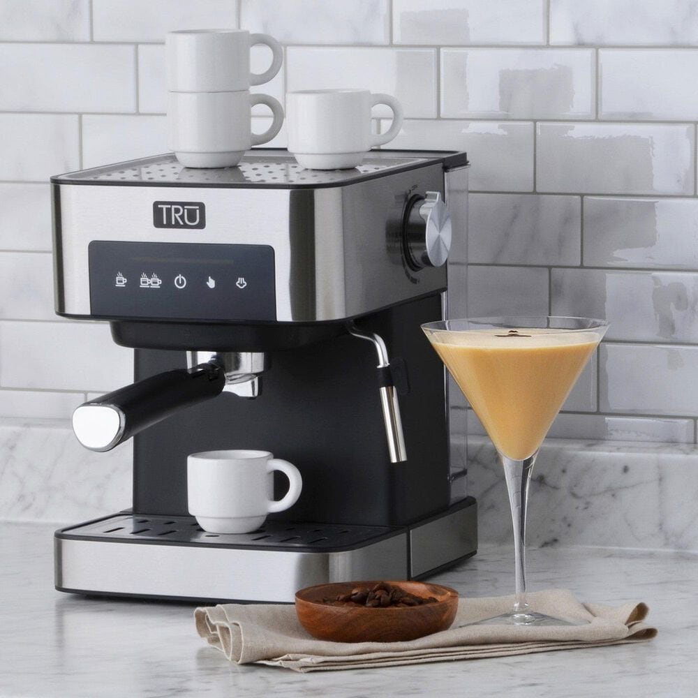 TRU Espresso Coffee Machine in Stainless Steel, , large