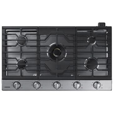 Samsung 36" Gas Cooktop with Wi-Fi Connectivity in Stainless Steel, , large