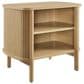 Modway Cadence Open 2 Shelves Nightstand in Oak, , large