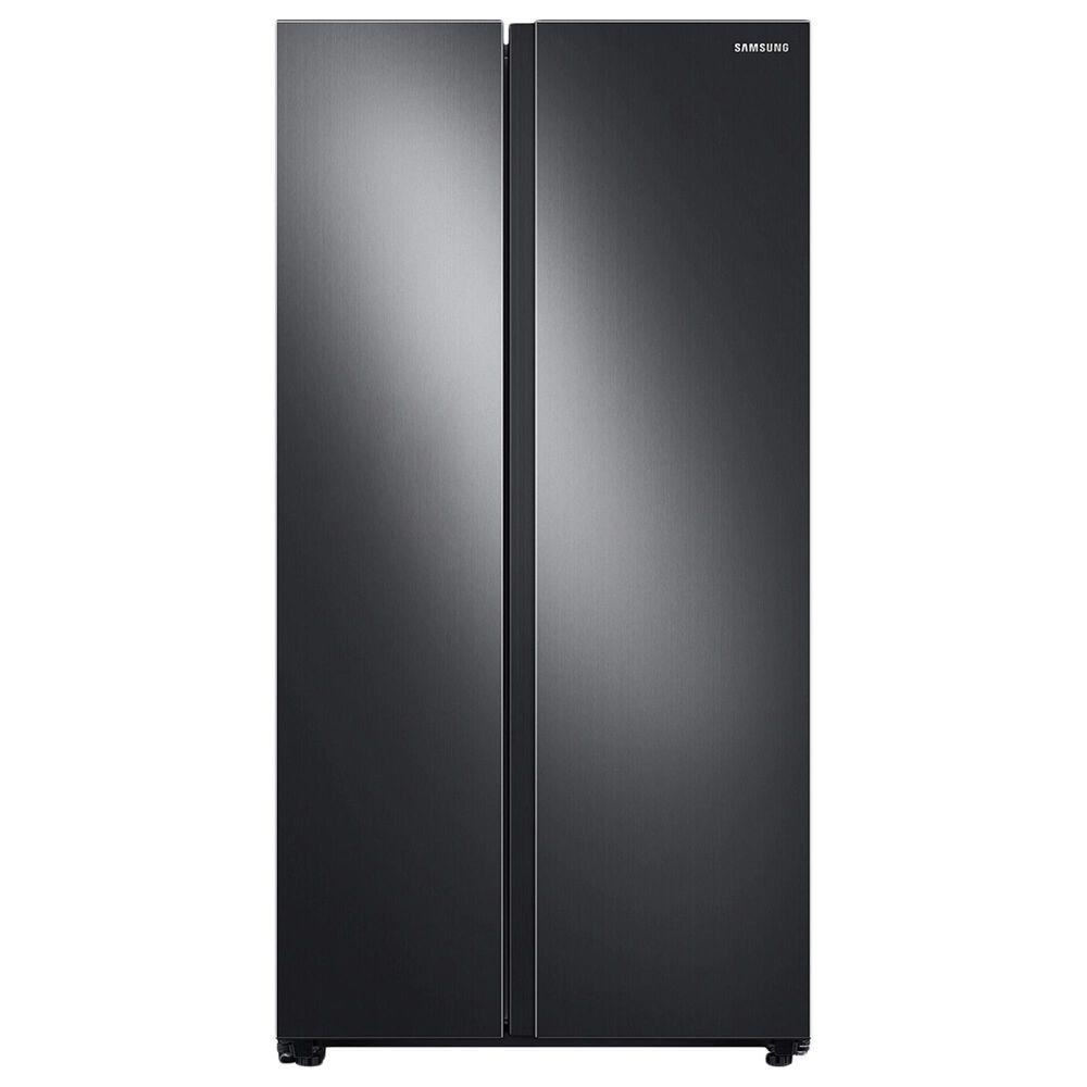 Samsung 23 Cu. Ft. Smart Counter Depth Side-by-Side Refrigerator in Black Stainless Steel, , large