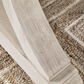 Ashley Trestle Dining Table and Chairs in Antique White and Brown, , large