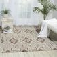 Nourison Karma KRM02 9"3" x 12"9" Beige Area Rug, , large