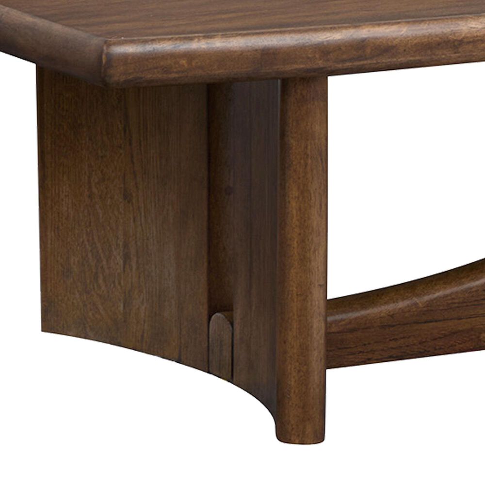 Nicolette Home Phoebe Rectangular Cocktail Table in Sienna Brown, , large