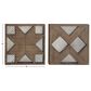 Maple and Jade 19" x 19" Farmhouse Wall Decor in Brown and Gray (Set of 2), , large