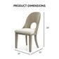 Furniture of America Sterling West Side Chair in White Oak (Set of 2), , large