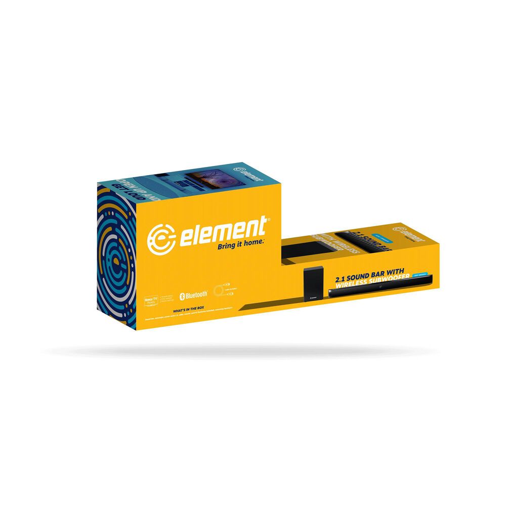 Element 2.1 Sound Bar &amp; Subwoofer 100W, , large